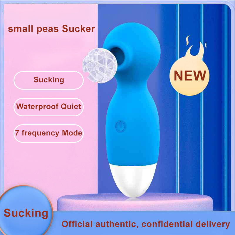 New Design 7 Frequency Modes Mini Sucking Vibrator for couples