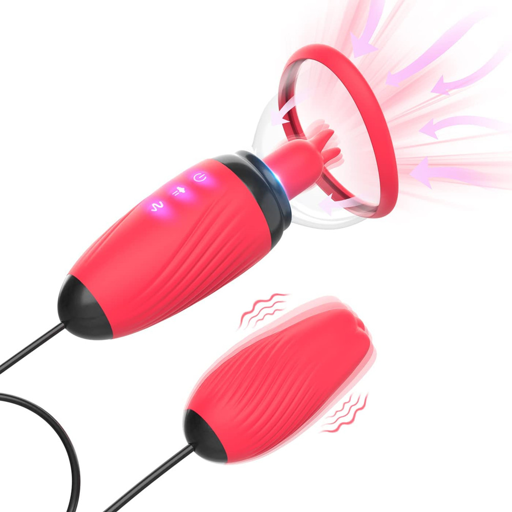 10 Vibration Modes Tongue Licking Jump Vibrator Sex Toys for Women