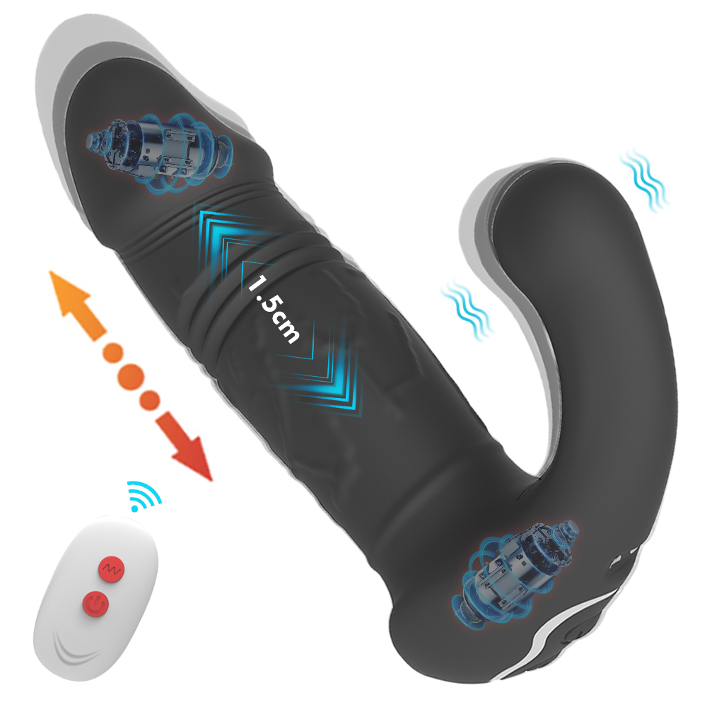 7 Frequency Vibrating Prostate Massager Anal Vibrator Sex Toys for Couples