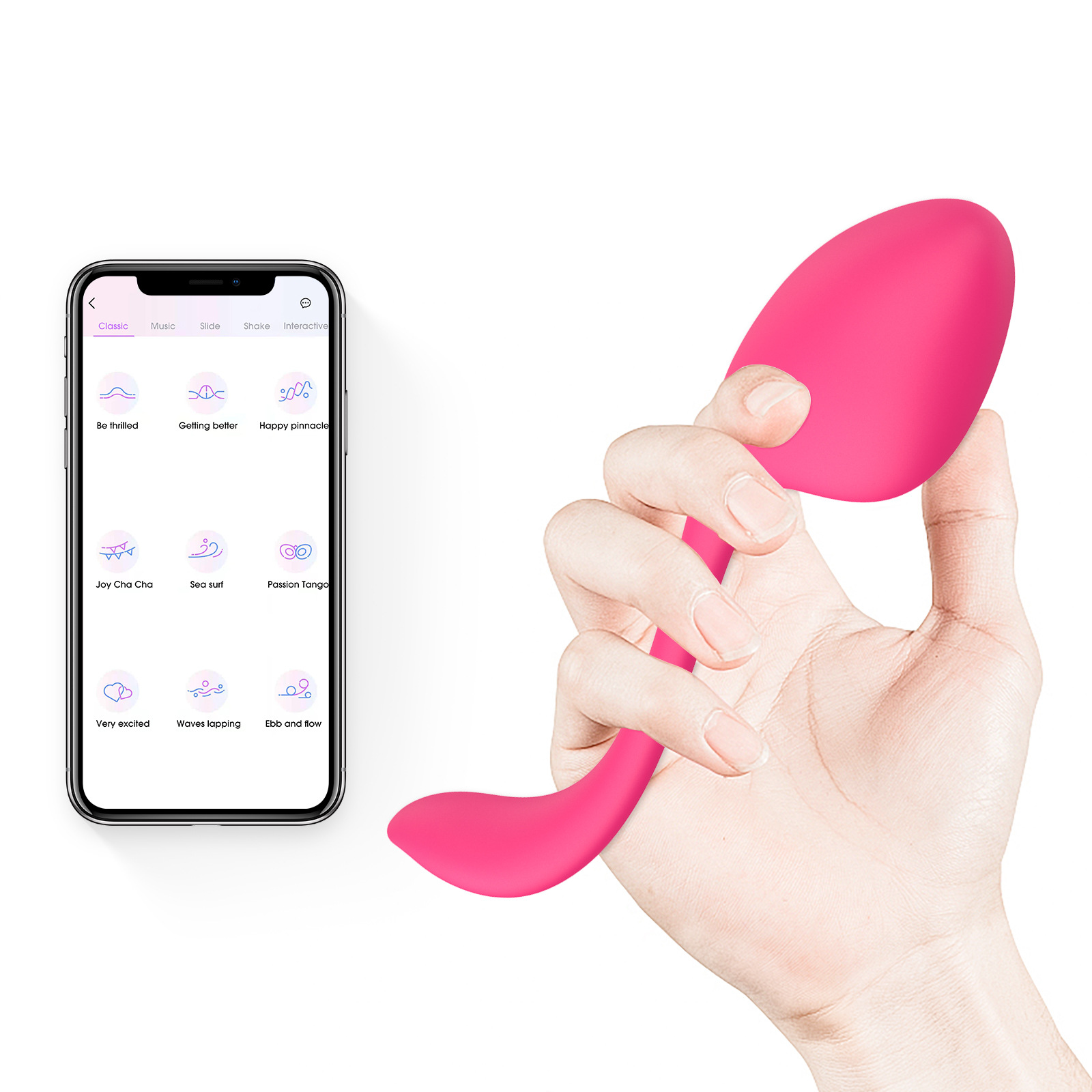 Smartphone App Control 10 Frequency vibration Egg Vibrator for Couples
