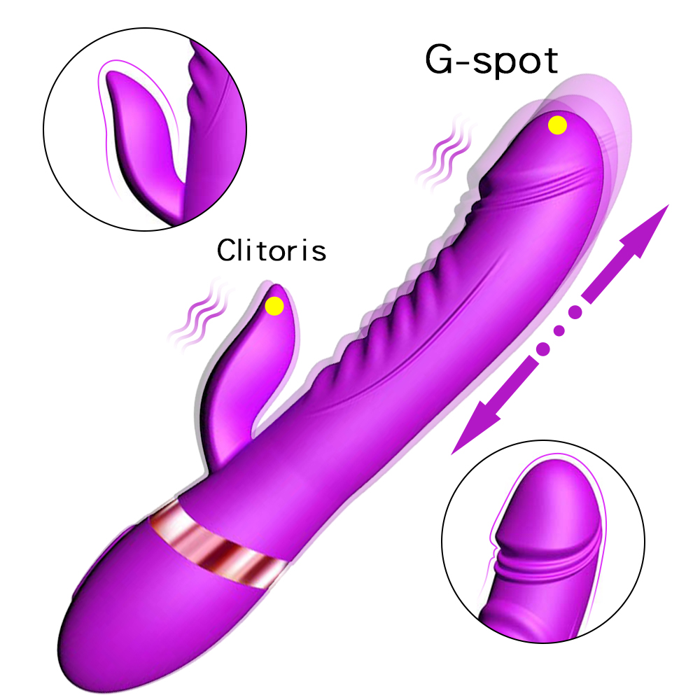 10 Modes Vibration G spot Pulse Vibrator for Couples